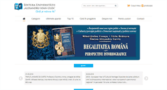 Desktop Screenshot of editura.uaic.ro