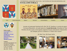 Tablet Screenshot of doctoratteologie.uaic.ro