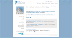 Desktop Screenshot of info.uaic.ro