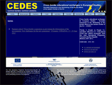 Tablet Screenshot of cedes.uaic.ro
