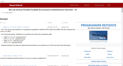 Desktop Screenshot of id.feaa.uaic.ro